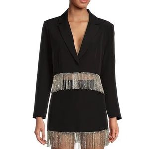 Gianni Bini Anya Rhinestone Fringe and Coordinating Jacket